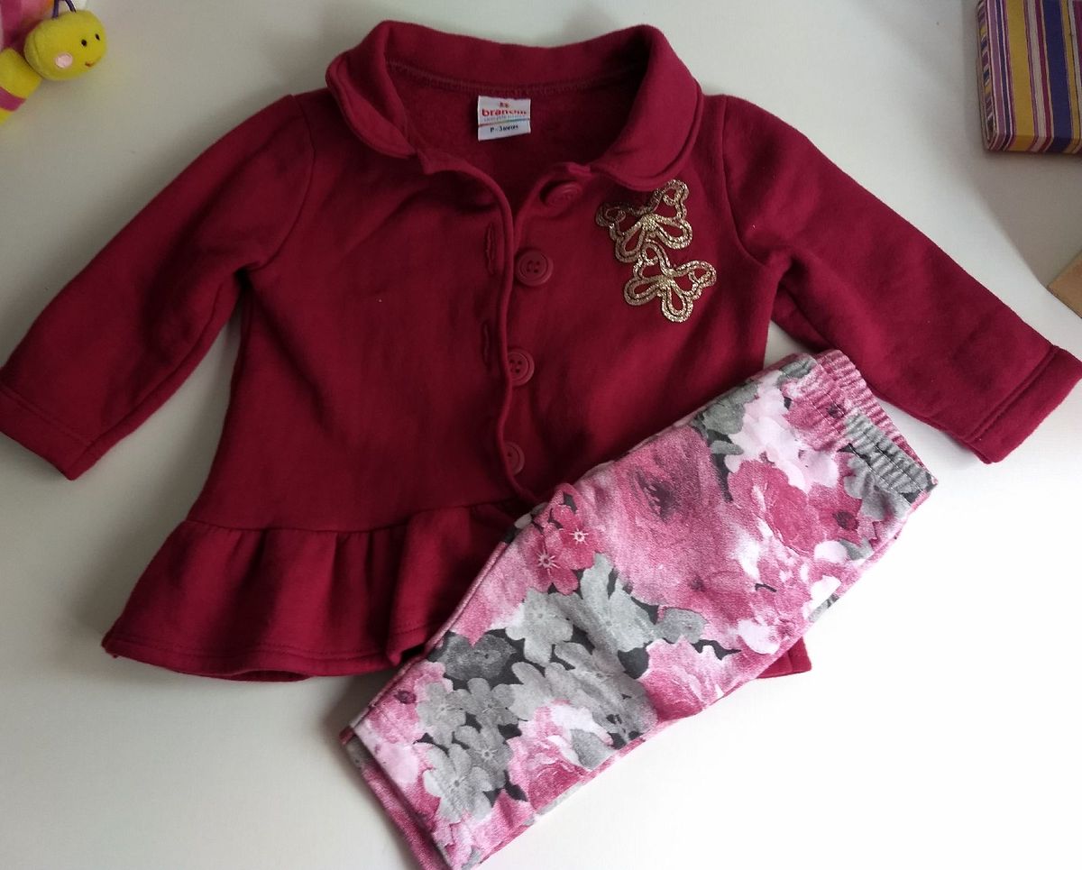 conjunto moletom infantil brandili