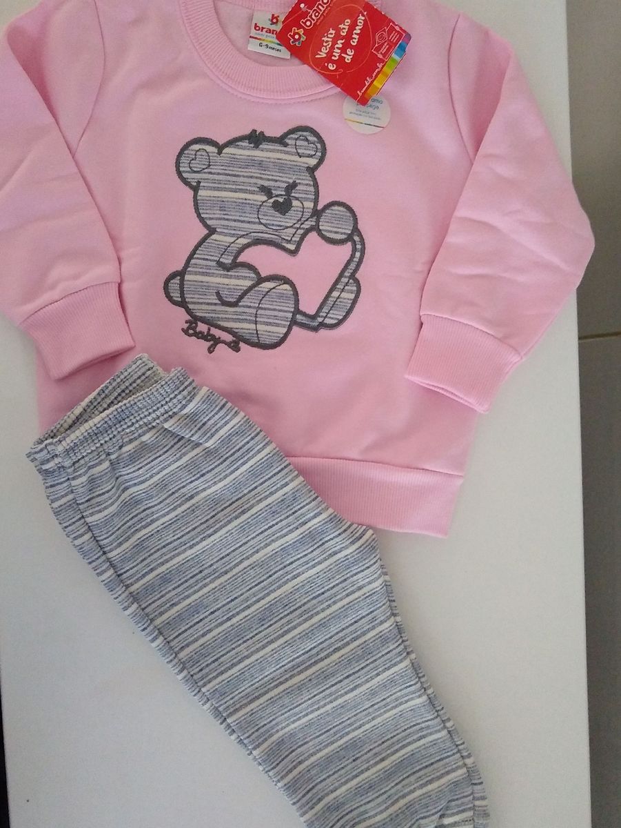 conjunto infantil peluciado