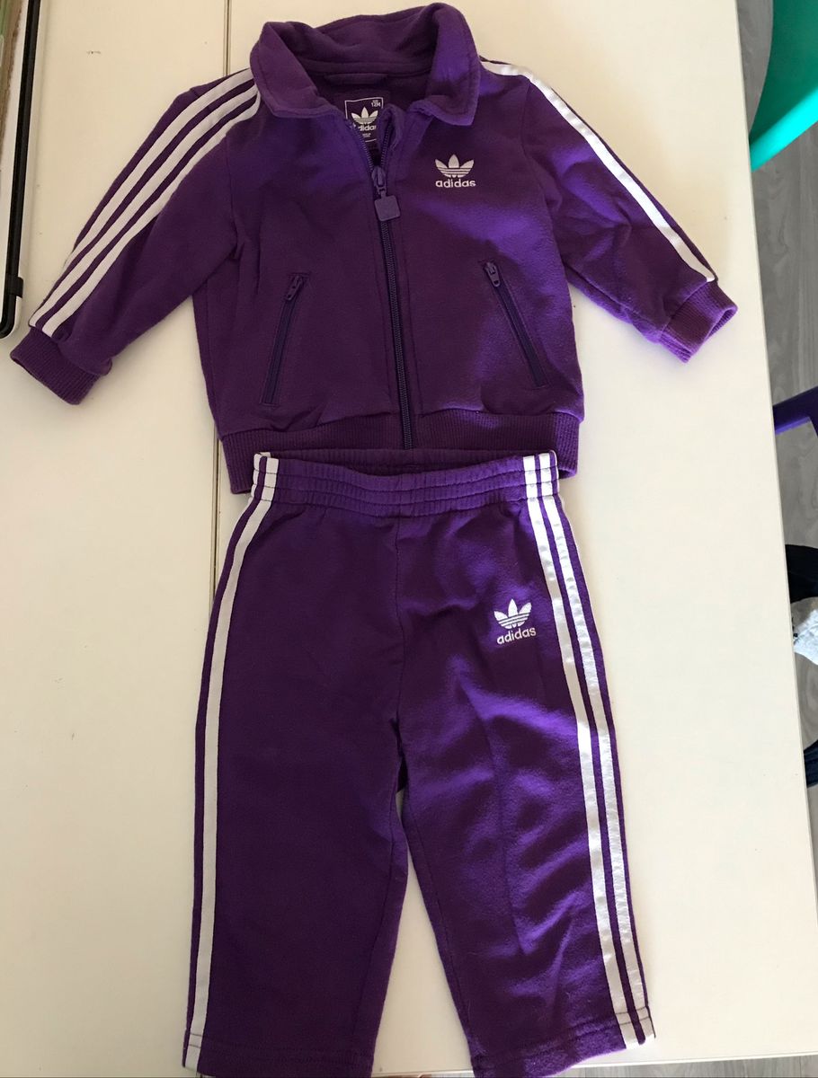 conjunto moletom infantil adidas