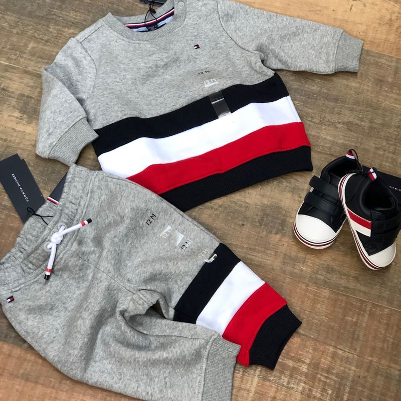 Conjunto moletom hot sale tommy hilfiger