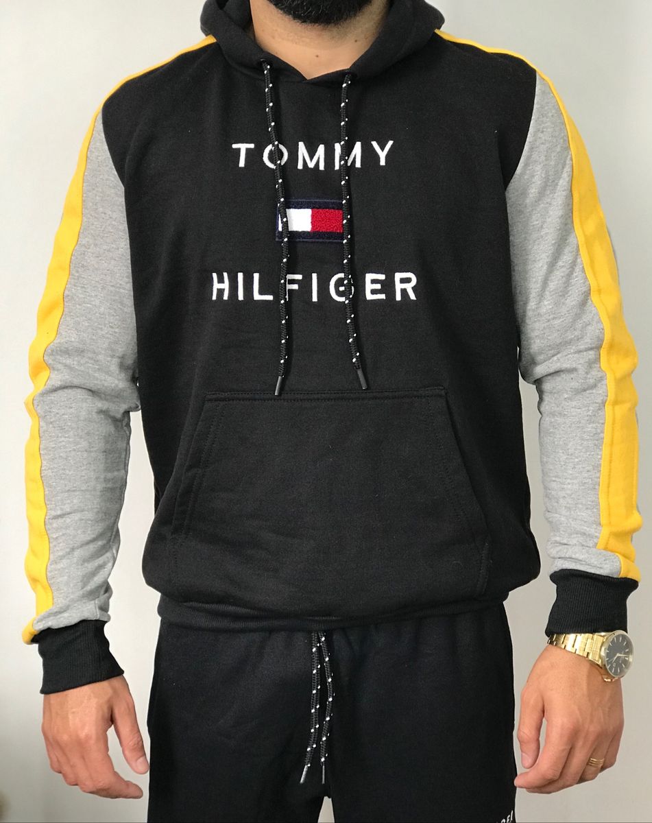 conjunto moletom tommy hilfiger