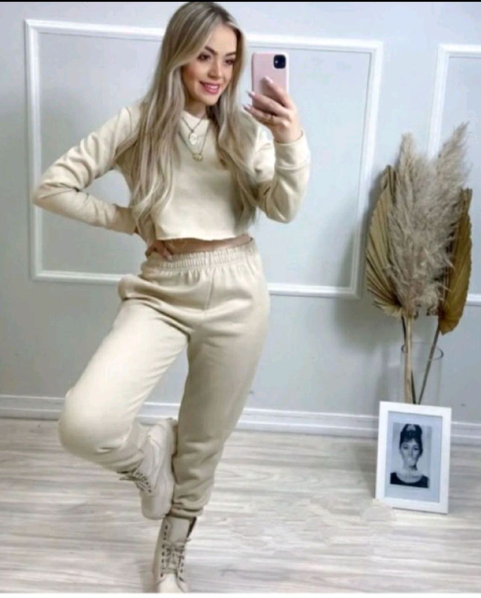 Conjunto Moleton Feminino | Blusa Feminina Nunca Usado 74891574 | enjoei