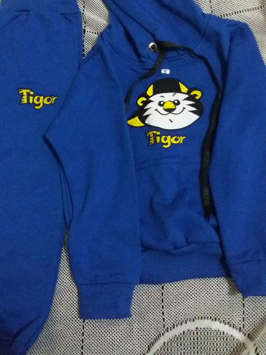 moletom infantil tigor