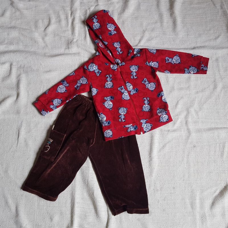 Conjunto de frio sales infantil brandili