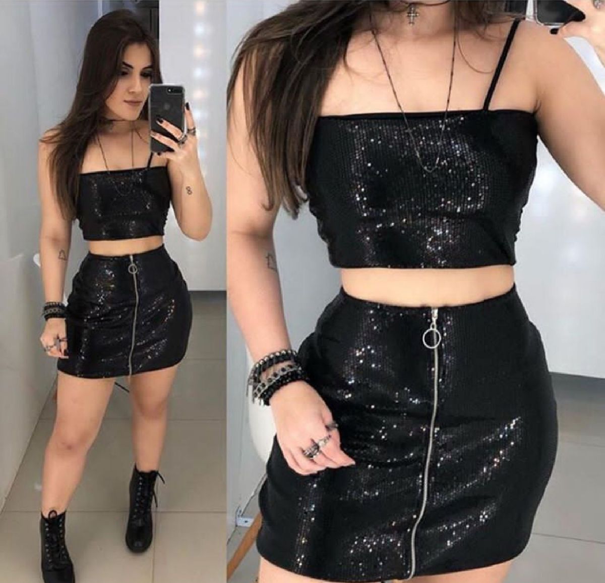 conjunto para festa feminino