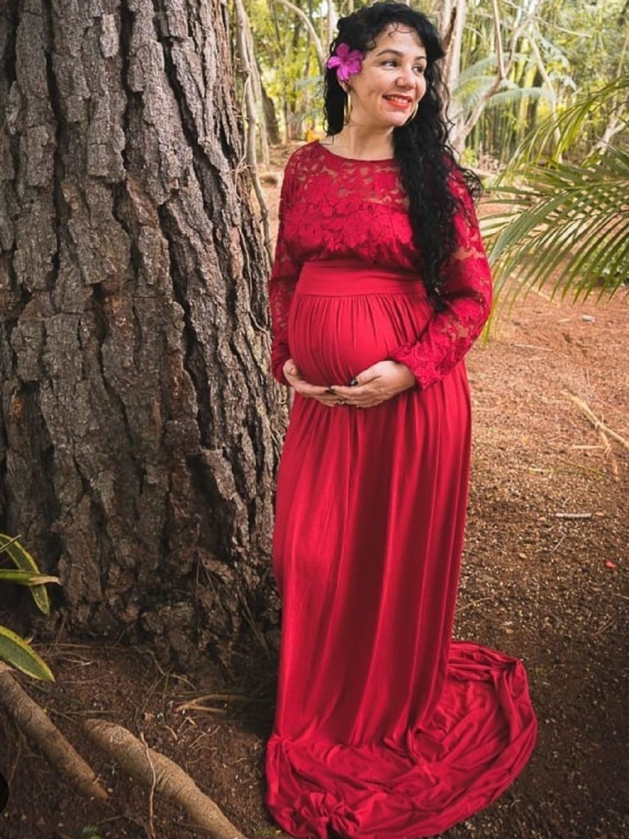 conjunto para ensaio gestante