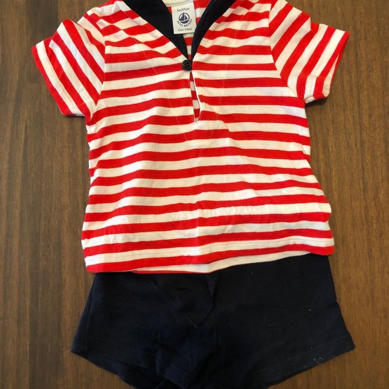 Conjunto Pétit Beauteu, Roupa Infantil para Bebê Petit Bateau Usado  94218809