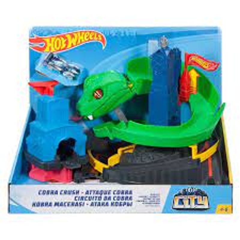 Hot Wheels City Pista Ataque Tóxico Da Cobra