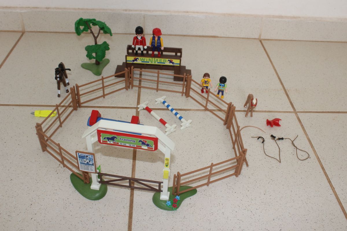Carrière équestre playmobil 4185 - Jeux & Jouets
