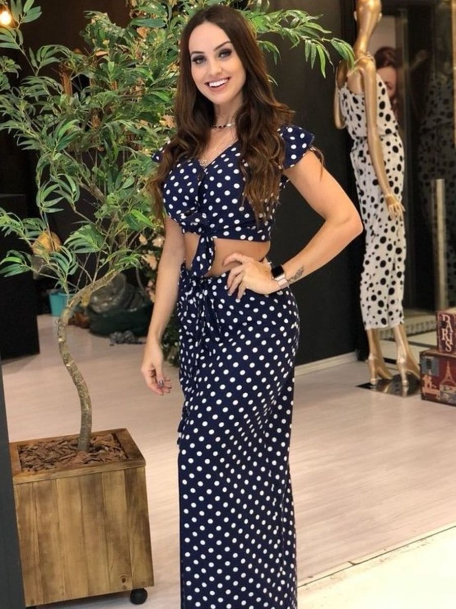 conjuntos femininos saia e blusa