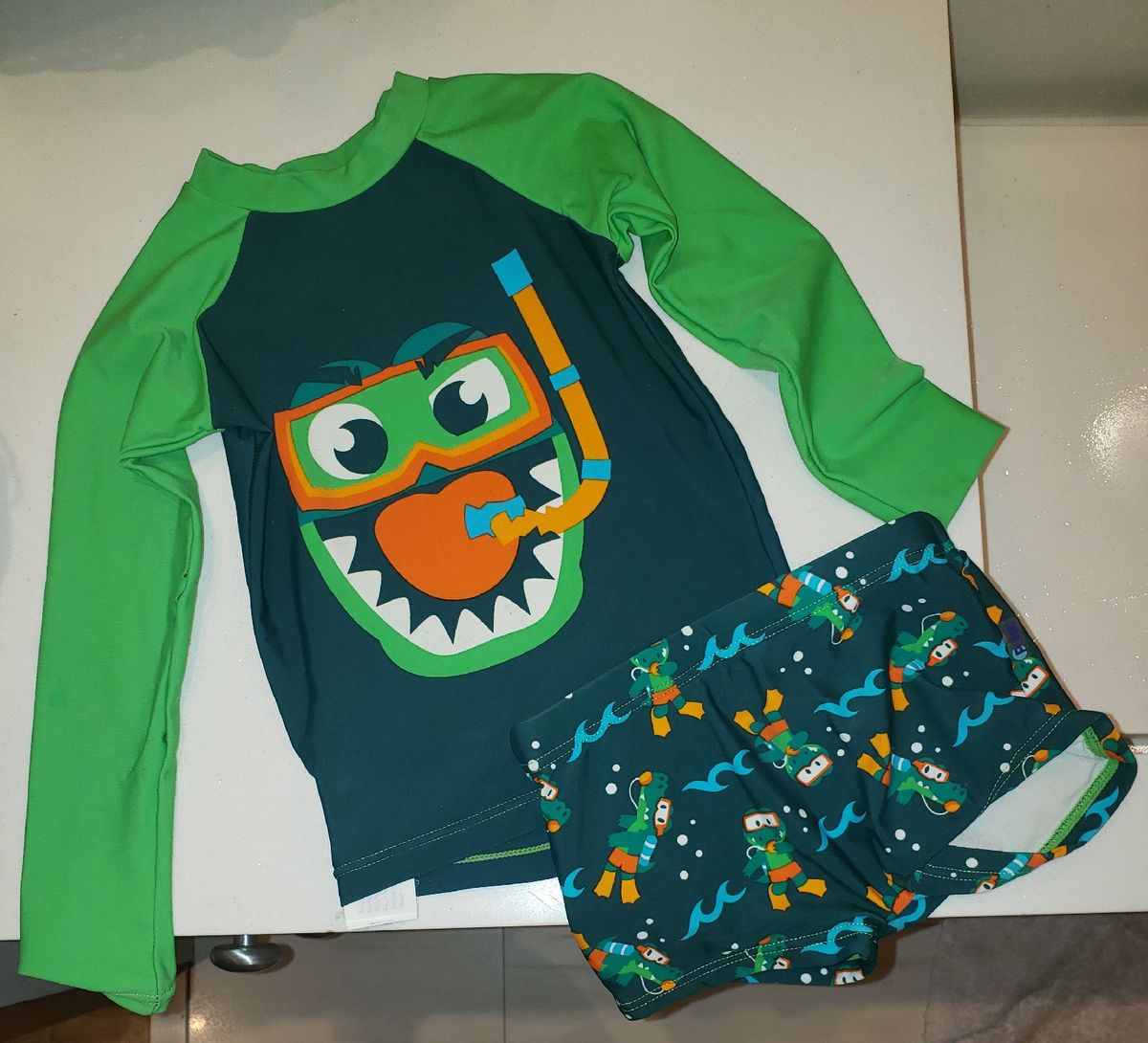 conjunto infantil proteção uv