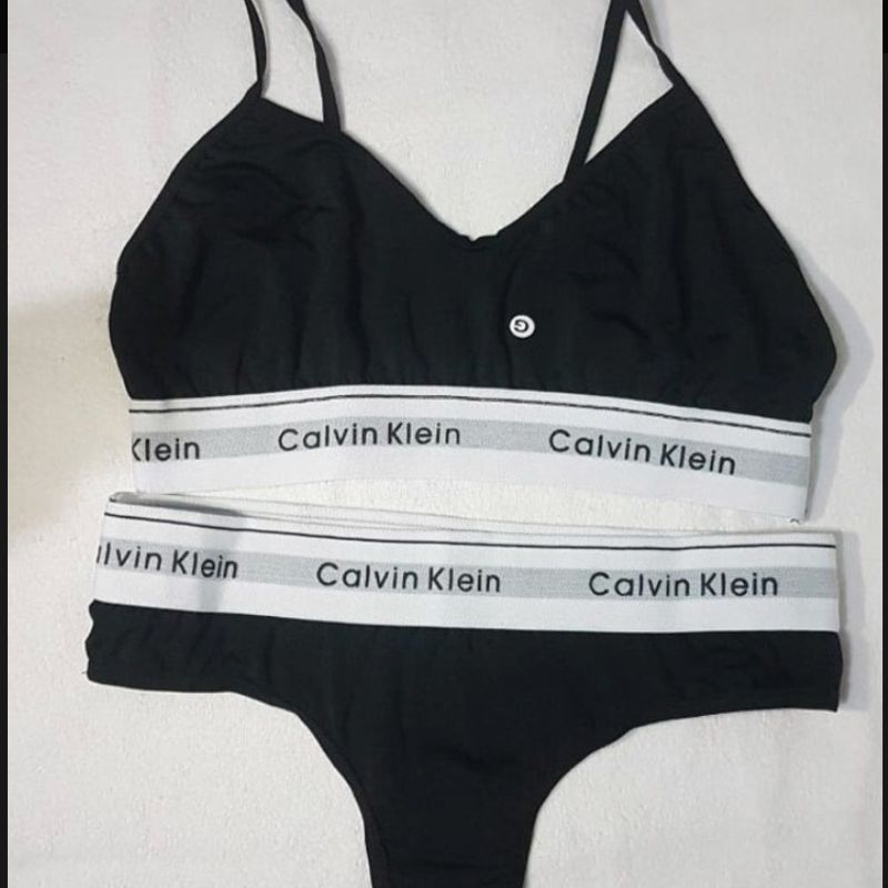 Conjunto Calvin Klein | Lingerie Feminina Calvin Klein Nunca Usado 29978464  | enjoei