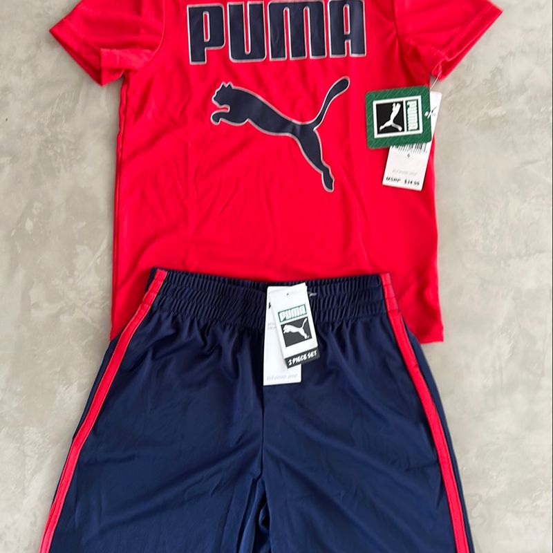 Conjunto puma 2024 infantil masculino