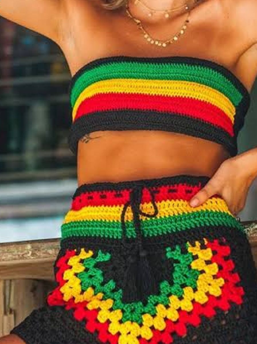 Roupas de hot sale reggae feminina