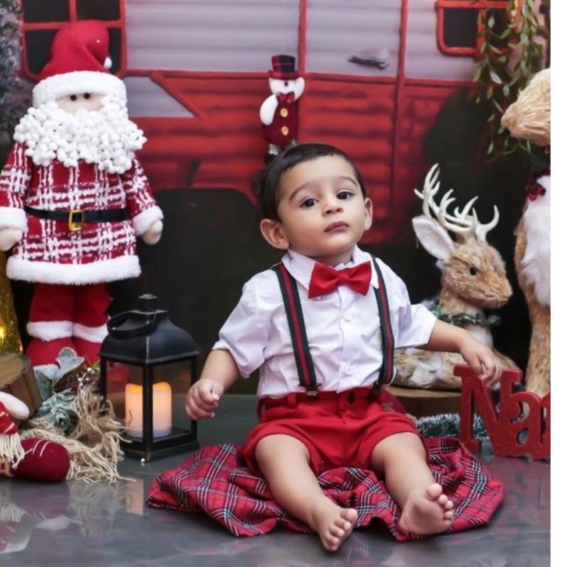 Roupa de natal para hot sale bebê