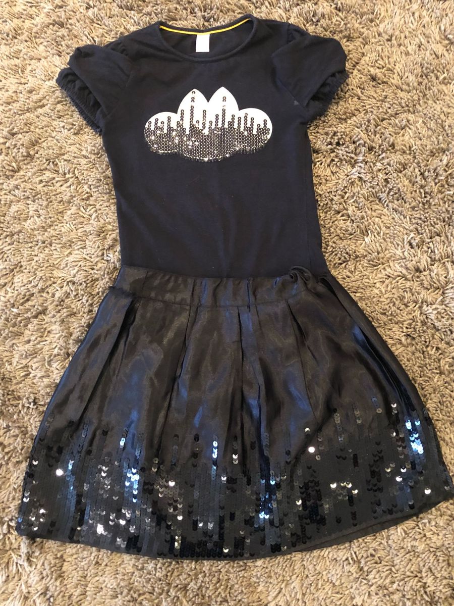 conjunto saia e blusa lilica ripilica