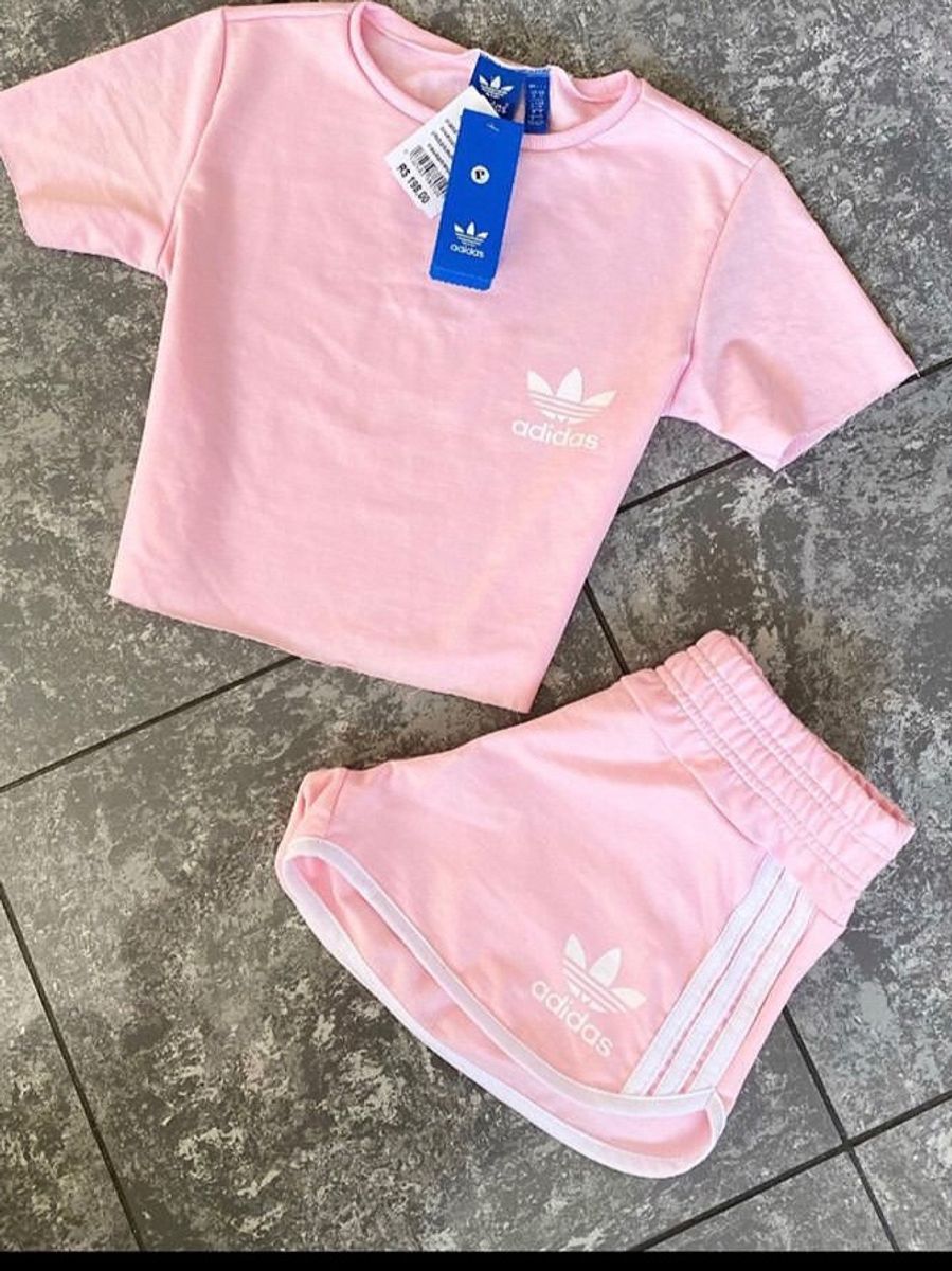 conjunto adidas feminino cropped