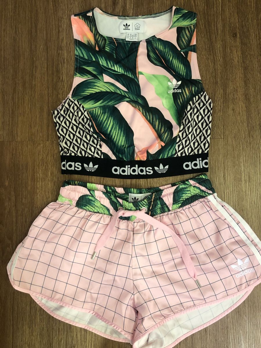 cropped adidas farm