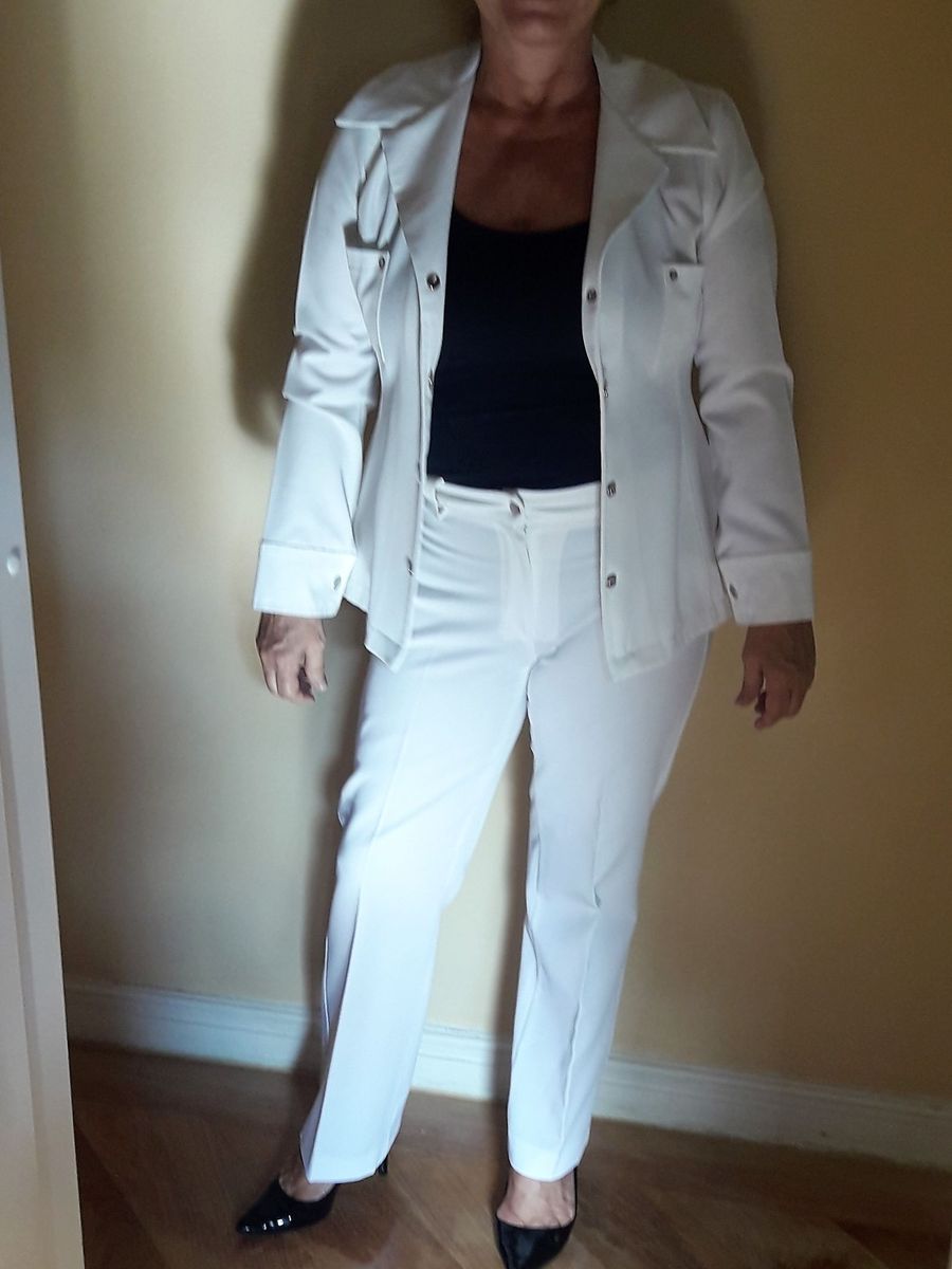 blazer e calça social feminino
