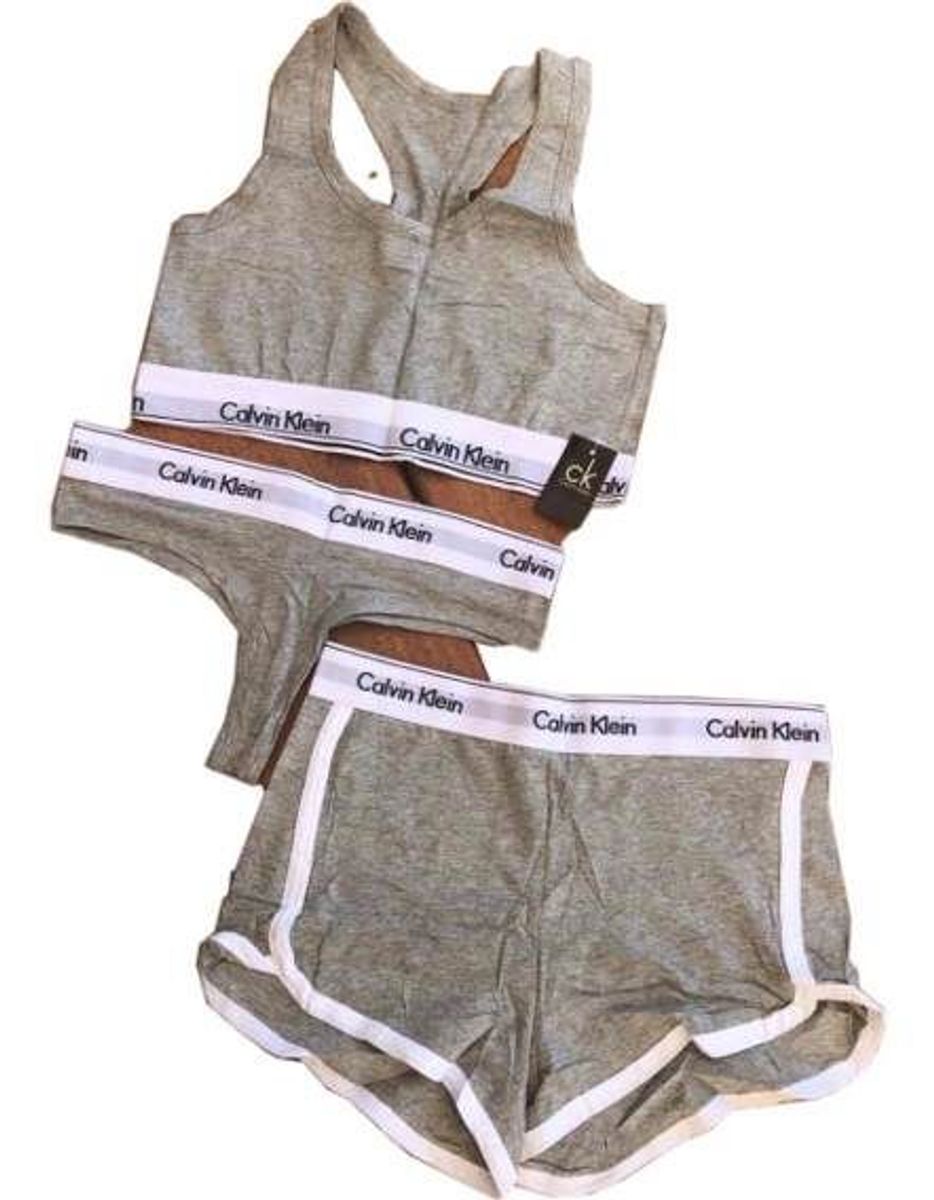 short moletom feminino calvin klein