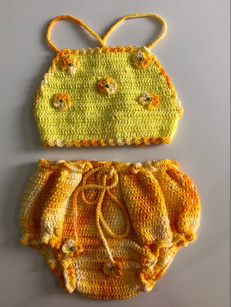 Roupinha de croche para hot sale bebe