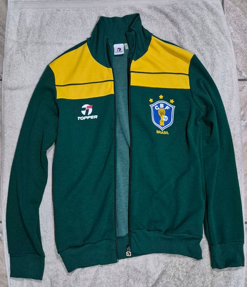 Conjunto Topper Brasil Copa 1986 | Camiseta Masculina Topper Nunca ...