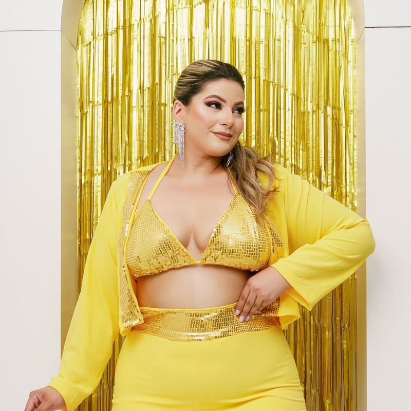 Conjunto festa hot sale plus size