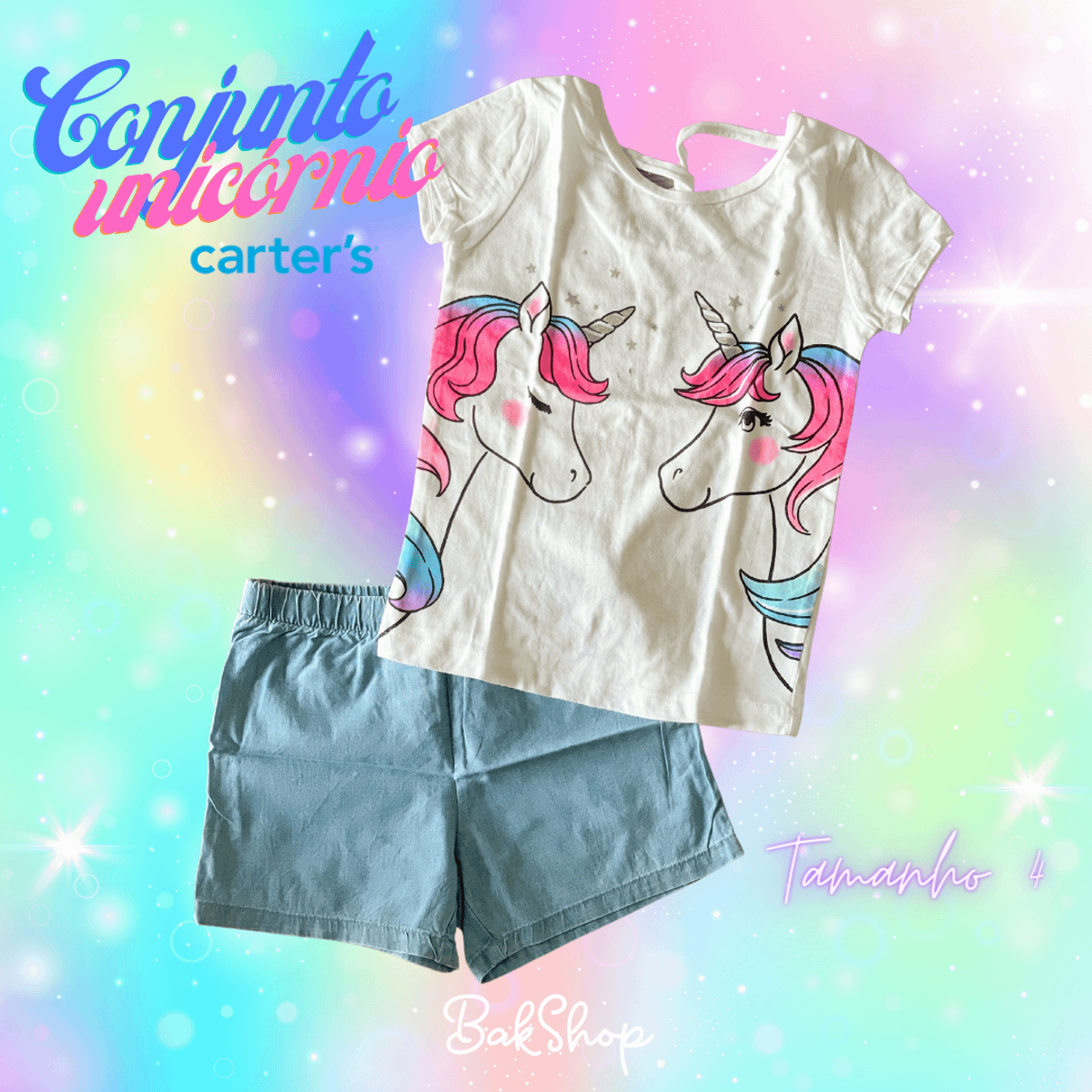 Conjunto discount carters unicornio