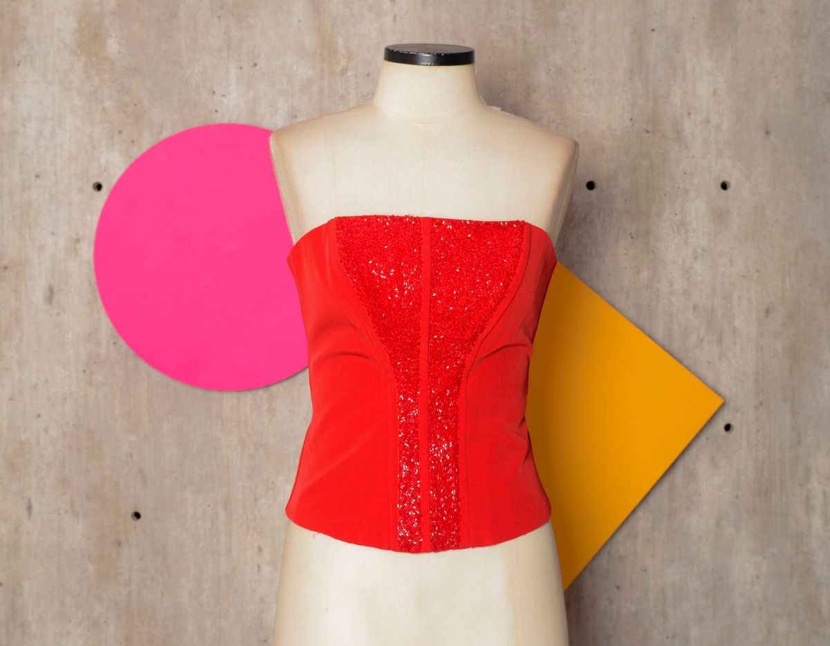 conjunto vermelho - blusas sem marca