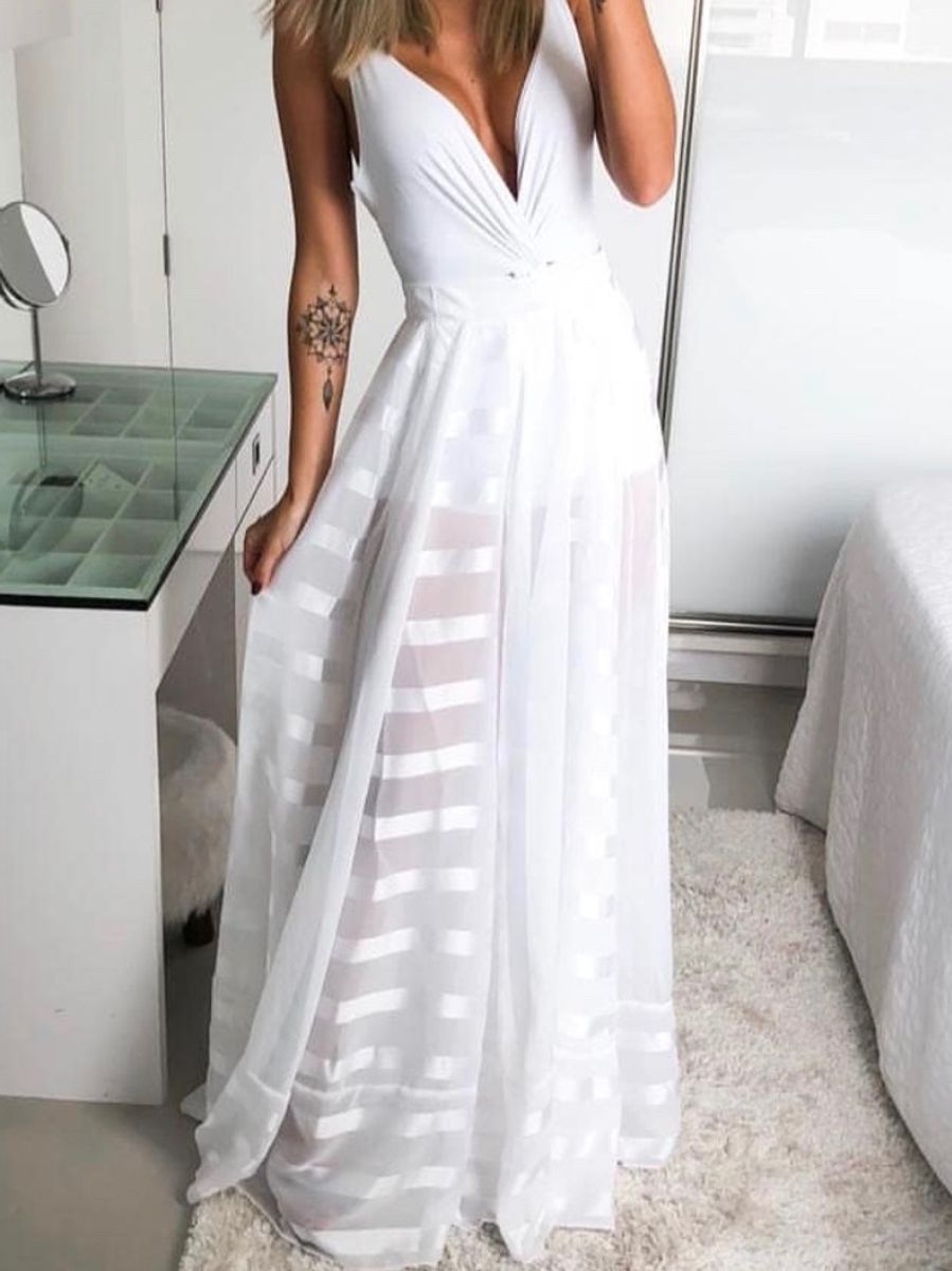 vestido de reveillon branco
