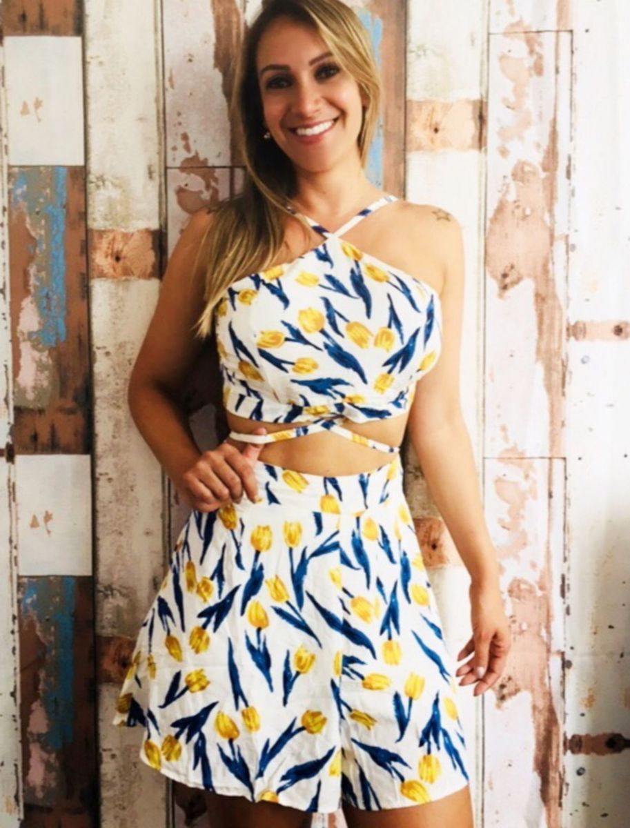 conjuntinho de viscose feminino