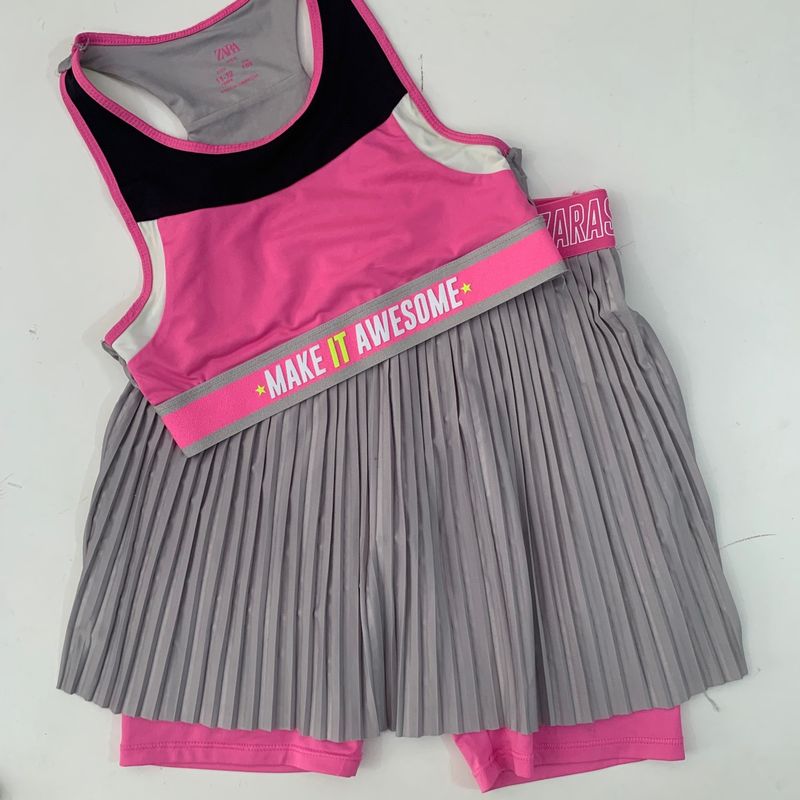 Conjunto Zara Esporte Roupa Infantil para Menina Zara Usado