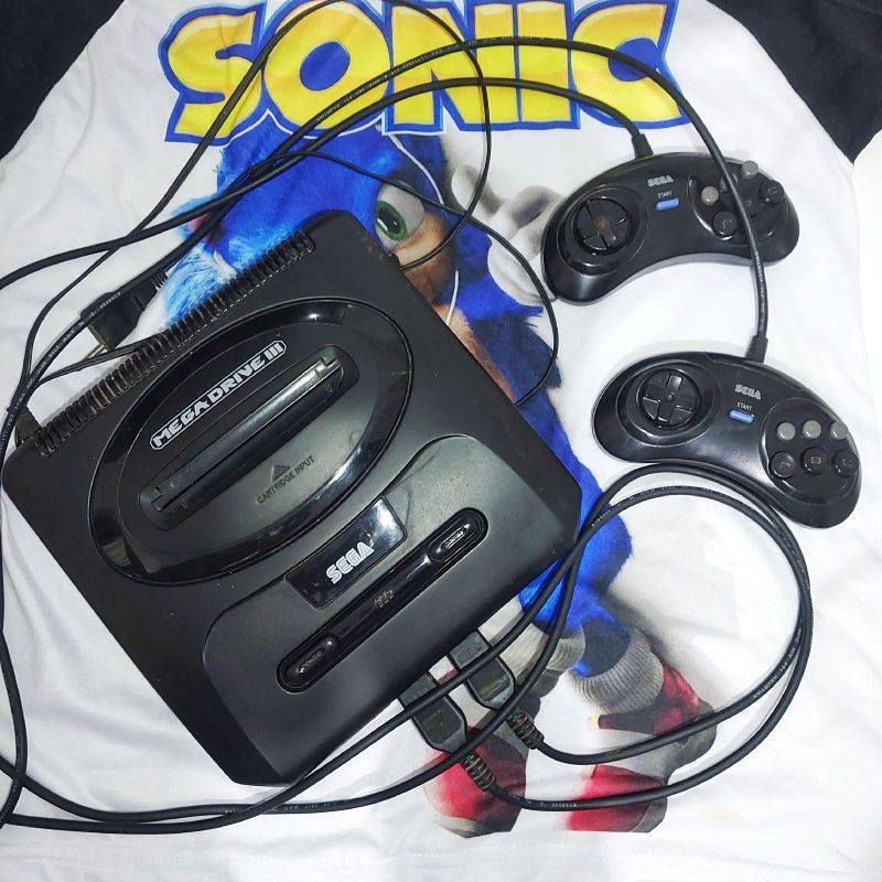 Gameteczone Usado Console Mega Drive III 16 bits 02 Controle +