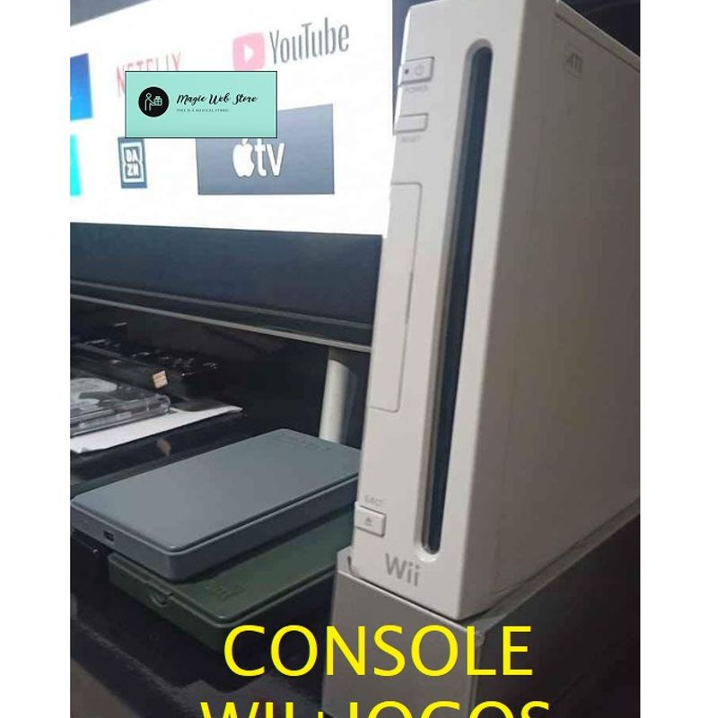 Nintendo Wii Desbloqueado + Hd 500gb Lotado de Jogos, Console de Videogame  Nintendo Usado 91003310