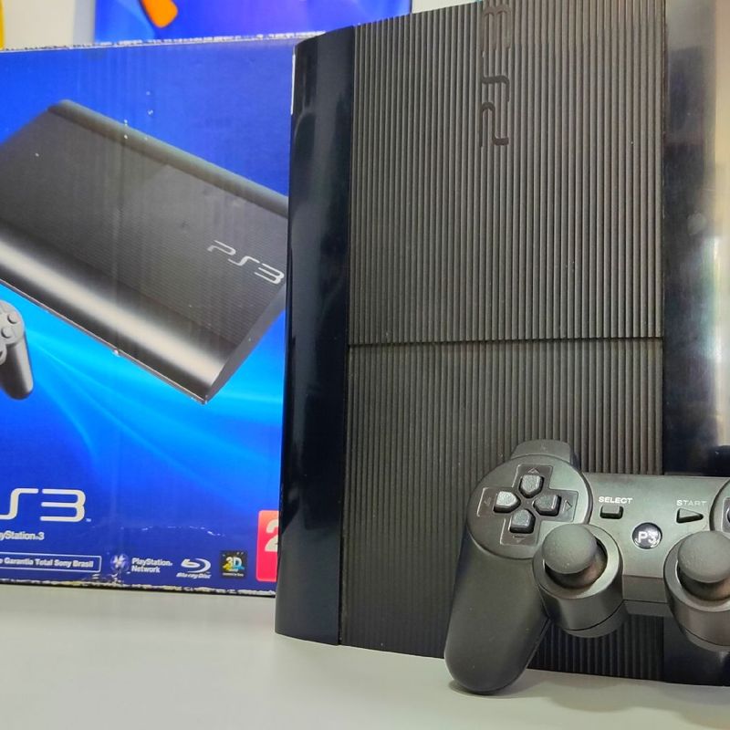 Playstation 3 Ps3 Super Slim + 45 Jogos + Fifa 19 + Gta5