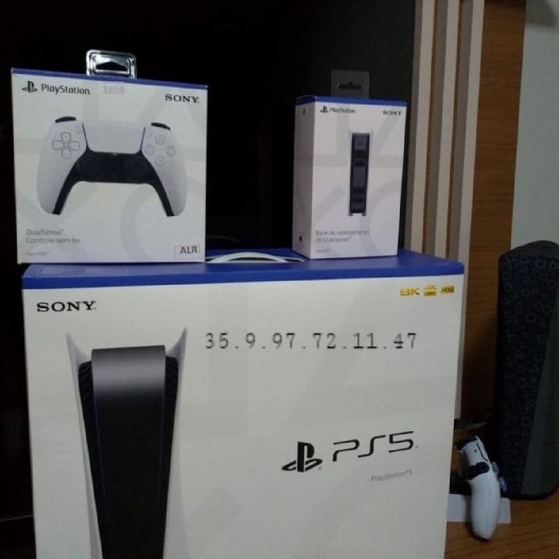 Playstation 5 Ps5 Disco + Controle | Console de Videogame Sony Usado  86207127 | enjoei