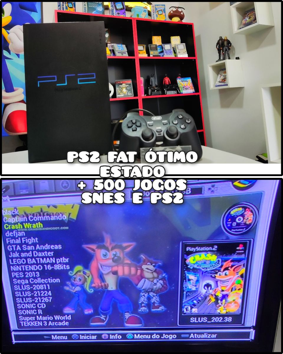 O melhor jogo de PS2 na verdade são jogos de outro console - Meme