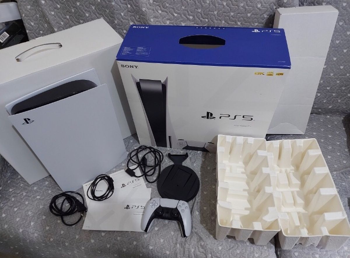 Sony Ps5 Completo Na Caixa Cacareco Sony Nunca Usado 49864403 Enjoei