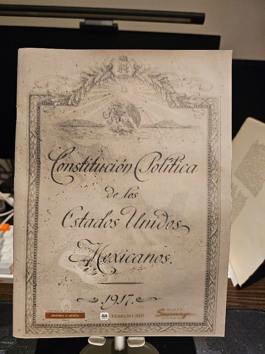 Constitución Politica de Los Estados Unidos Mexicanos 1917 - Patrícia ...