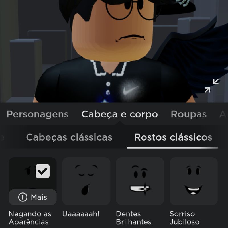 o roblox ira tirar o rostos classicos