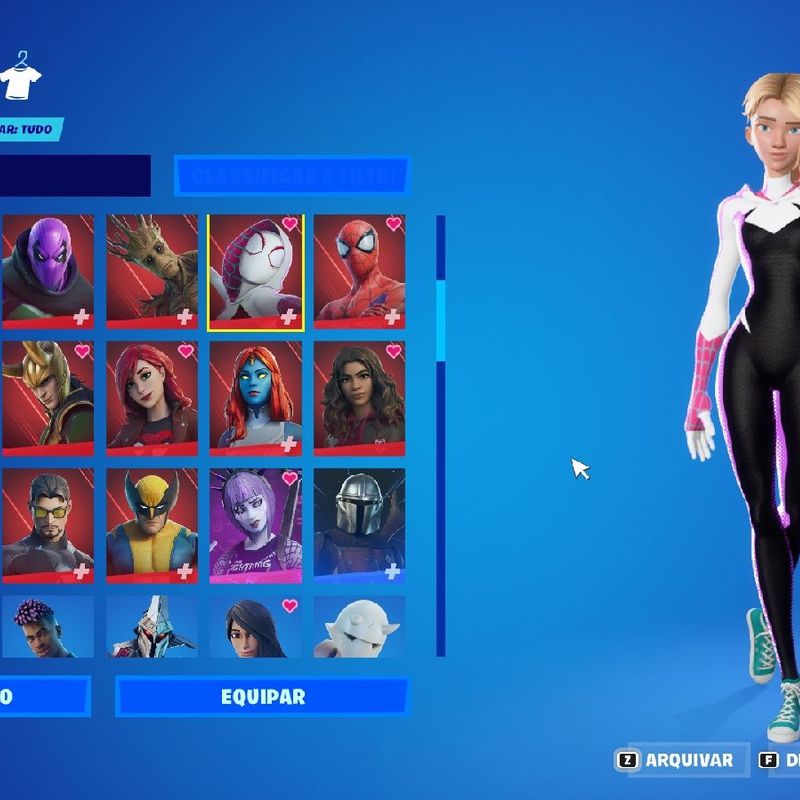 Conta De Fortnite Com Skins