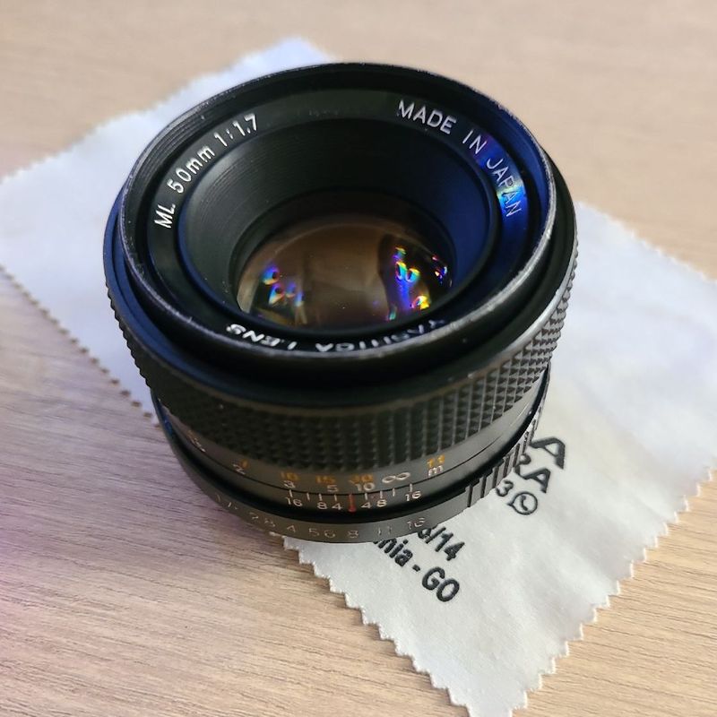 Contax Yashica 50mm 1.7 - Lente Cy Vintage, Multi Coated Made In