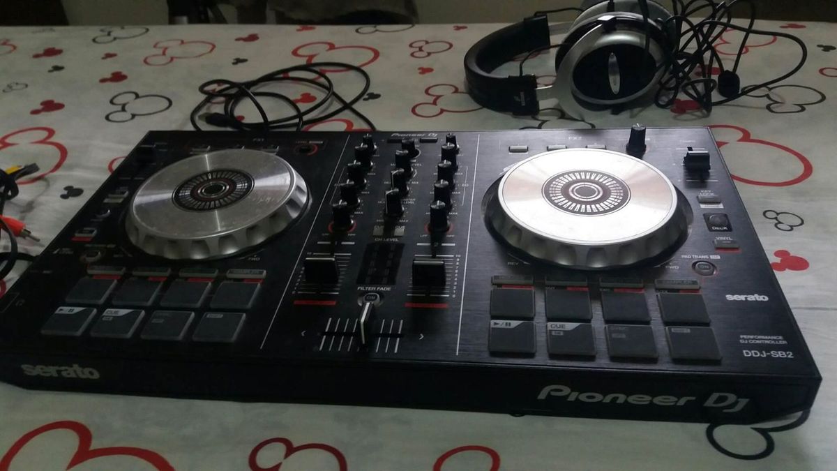 Controladora Ddj Sb Pioneer Fone Dj Cabos Suporte Item De M Sica Pioneer Usado