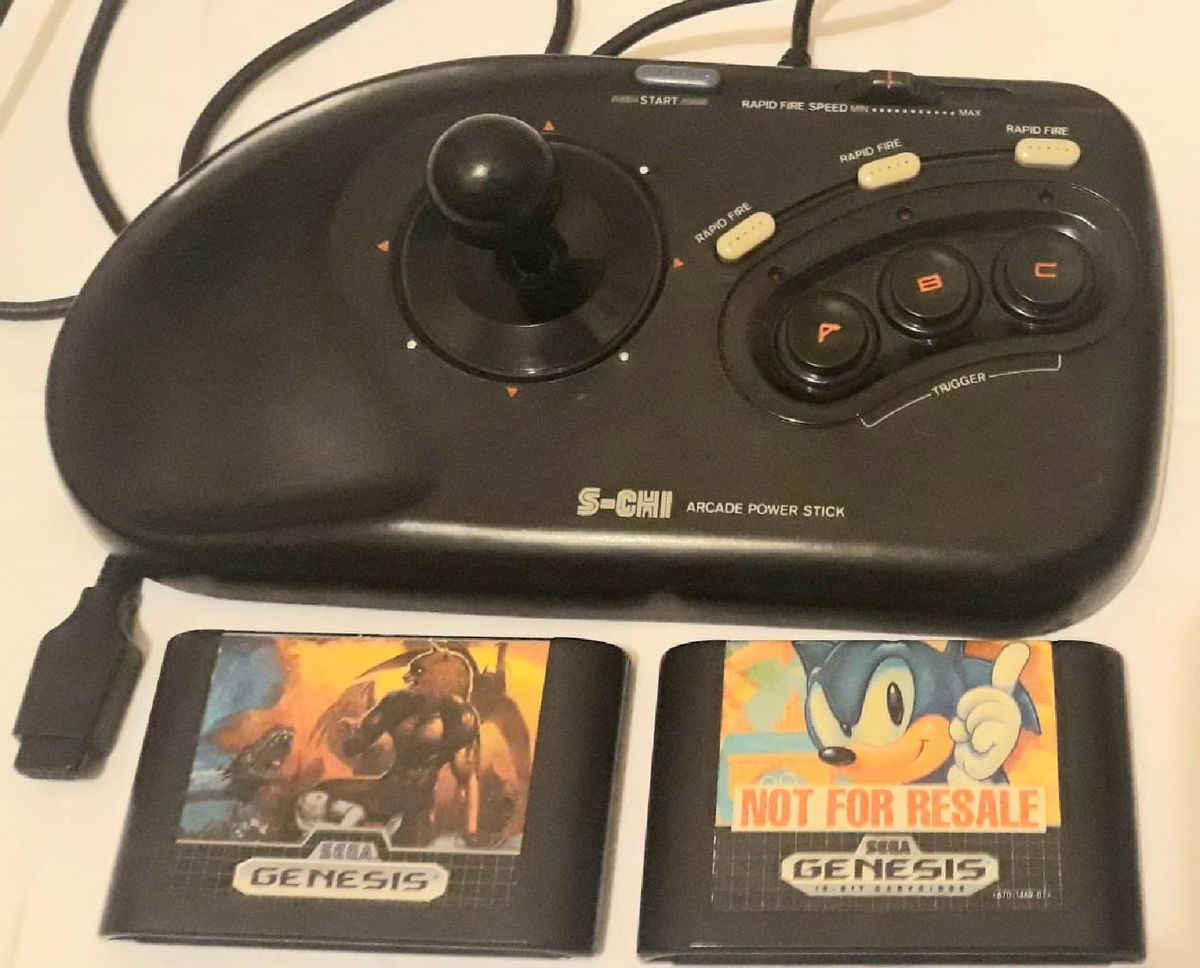 Controle Arcade Mega Drive | Jogo de Computador Sega Usado 61301148 ...