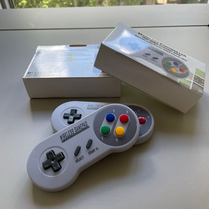 Snes Classic 8bitdo Gamepad Snes Nes Controller Bluetooth Snes