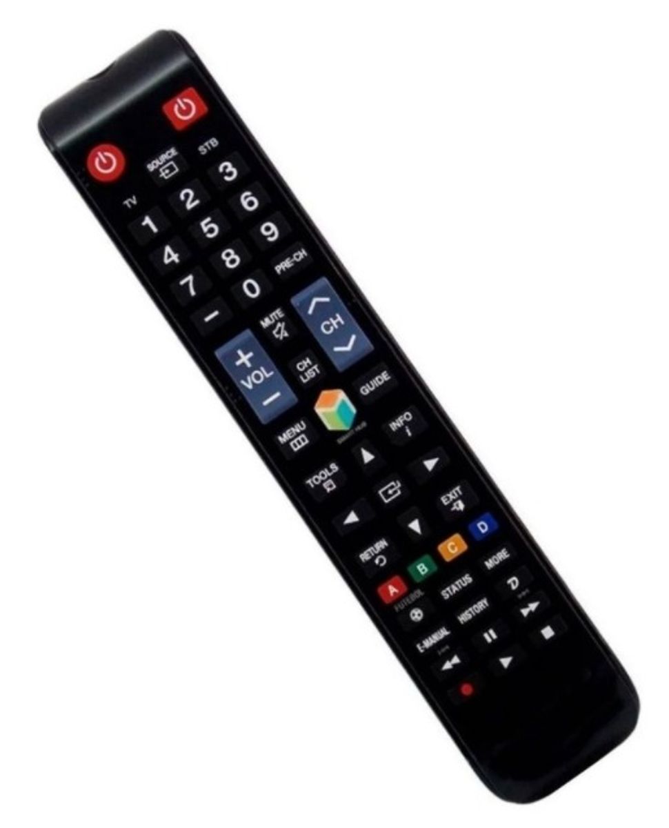 Controle Codificado Para Tv Samsung Smart Led Hub Sky 7468 TV E