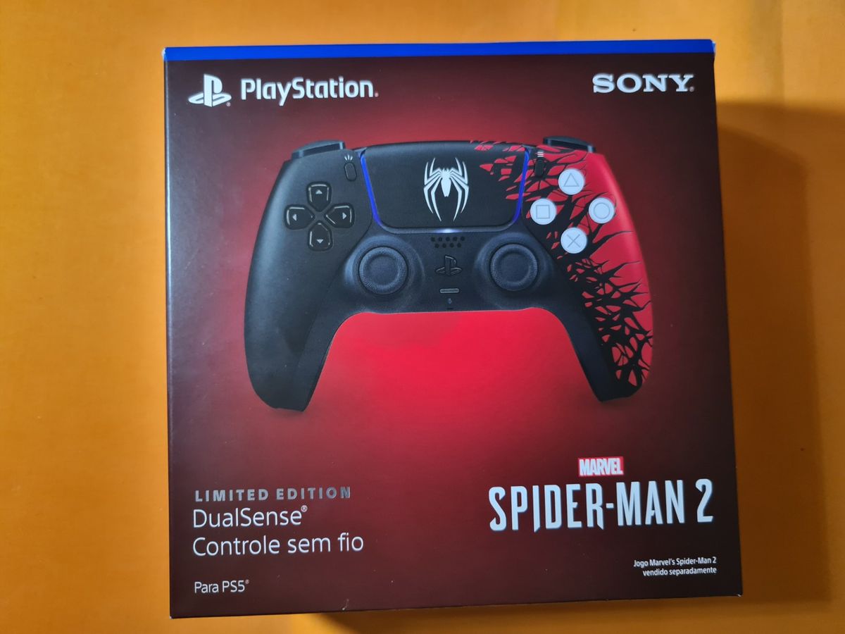 Controle Dualsense Edição limitada Spider Man 2 - PS5 - Stop Games