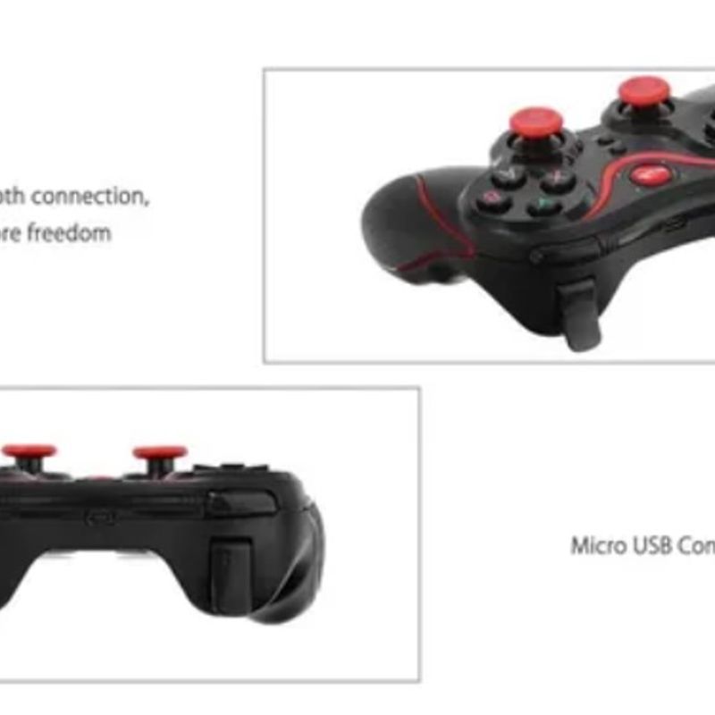 Controle Gamepad S6 Bluetooth Android Ios Pc Smartbox Smarttv