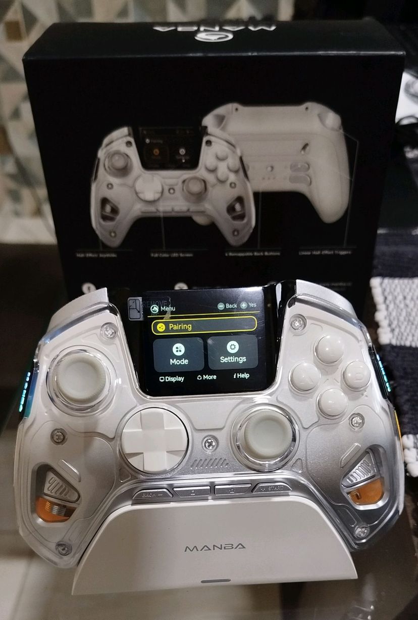 Controle Gamer Manba One Rgb com Tela Interativa | Acessório p ...