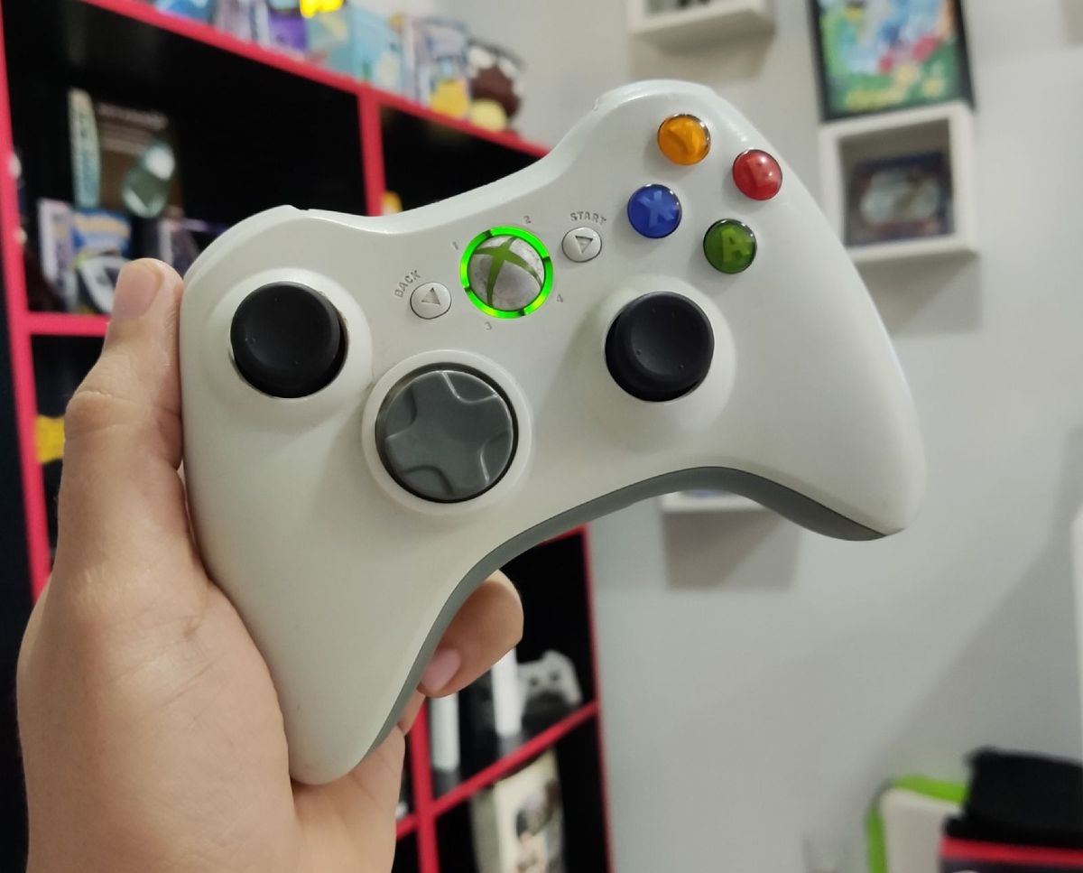 Controle Xbox 360 Original ( Usado ) - Loja Cyber Z